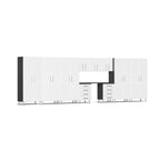 Ulti-MATE Garage 2.0 Series White Metallic 11 Piece Kit
