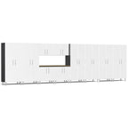 Ulti-MATE Garage 2.0 Series White Metallic 11-Piece Set