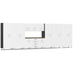 Ulti-MATE Garage 2.0 Series White Metallic 12-Piece Set