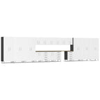 ULTI-MATE Garage 2.0 Series White Metallic 19-Piece Super