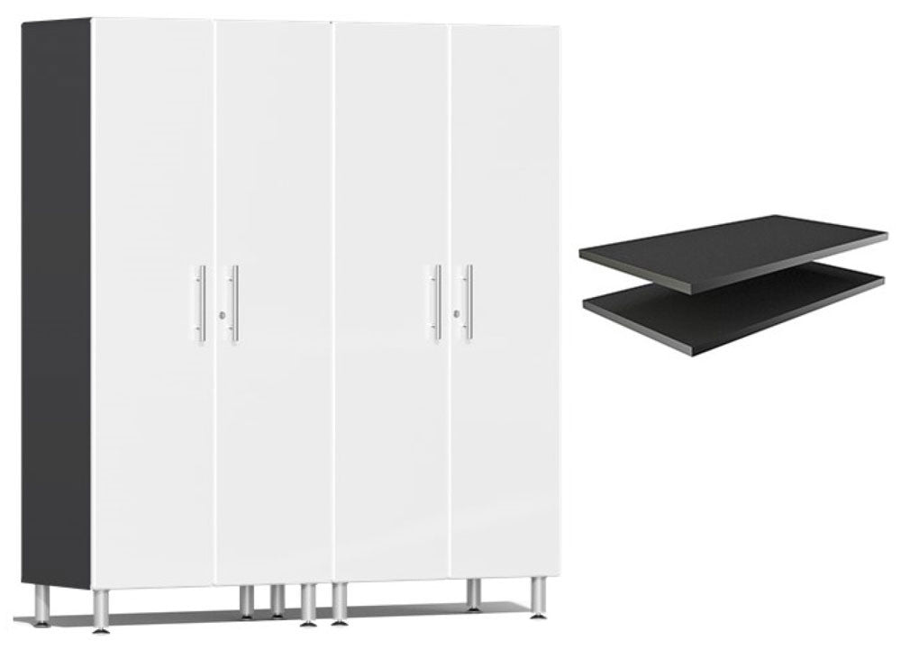 Ulti-MATE Garage 2.0 Series White Metallic 3-Piece Cabinet