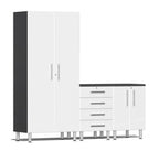 Ulti-MATE Garage 2.0 Series White Metallic 3-Piece Set
