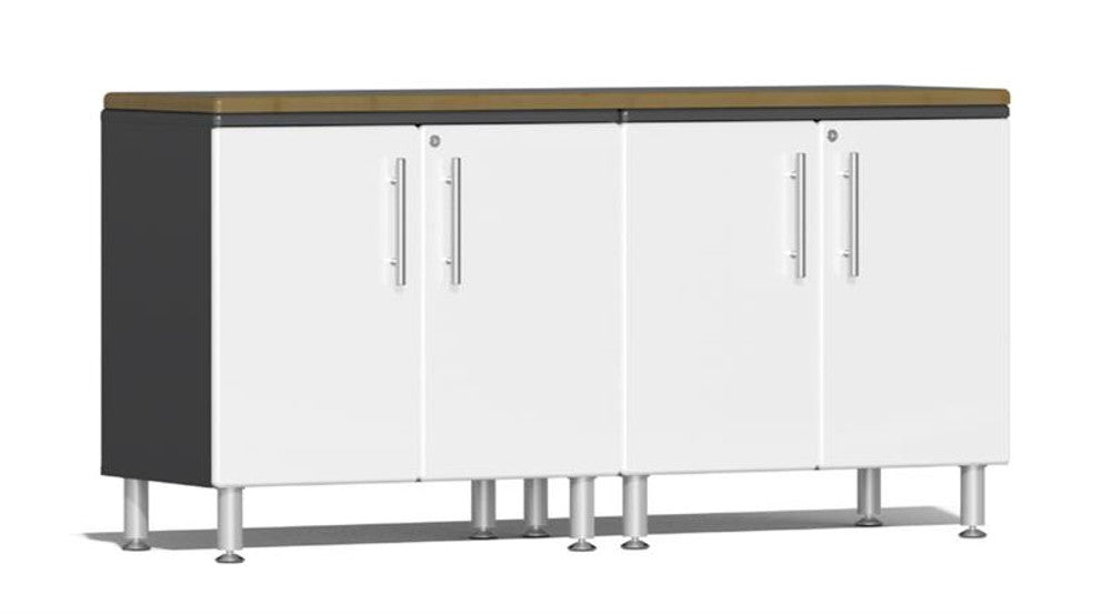 Ulti-MATE Garage 2.0 Series White Metallic 3-Piece