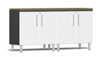 Ulti-MATE Garage 2.0 Series White Metallic 3-Piece