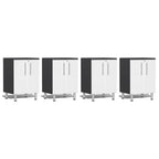 Ulti-MATE Garage 2.0 Series White Metallic 4-Piece 2-Door