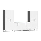 Ulti-MATE Garage 2.0 Series White Metallic 5-Piece Combo