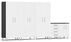 Ulti-MATE Garage 2.0 Series White Metallic 5-Piece Set