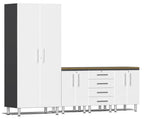 Ulti-MATE Garage 2.0 Series White Metallic 5 Piece Set