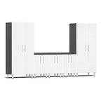 Ulti-MATE Garage 2.0 Series White Metallic 6 PC Kit