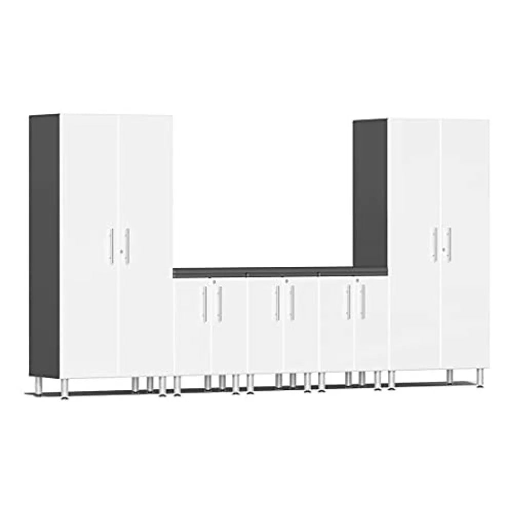 Ulti-MATE Garage 2.0 Series White Metallic 6 PC Kit