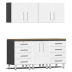 Ulti-MATE Garage 2.0 Series White Metallic 6-Piece