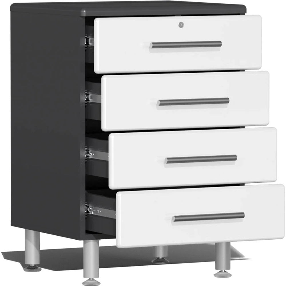 Ulti-MATE Garage 2.0 Series White Metallic 6-Piece