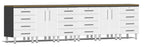 Ulti-MATE Garage 2.0 Series White Metallic 8-Piece