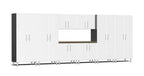 Ulti-MATE Garage 2.0 Series White Metallic 9-Piece Combo
