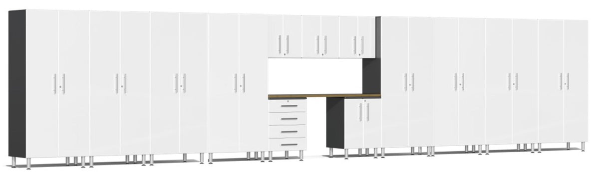 Ulti-MATE Garage 2.0 Series White14-Piece Jumbo Set