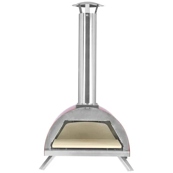 WPPO WKE-01-RED Le Peppe Red Portable Wood Fire Outdoor